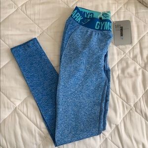 GymShark Blue Marl Flex Leggings V3 Small